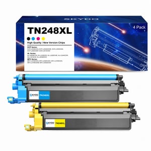 Cartuș de toner compatibil Skydo TN248XL — Negru, fără cartușul de toner Magenta TN248XL (stare: vezi imaginea a 2-a)