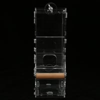 Átlátszó akril madáretető - Automata adagoló kismadarak részére 7