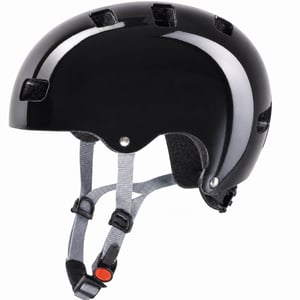 uvex Kid 3 dječja biciklistička kaciga, Dirtbike crna, 55-58 cm, periva — Dio koji štiti uho treba zalijepiti (stanje: vidi 2. sliku)