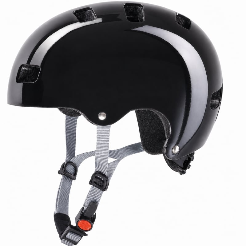 uvex Kid 3 dječja biciklistička kaciga, Dirtbike crna, 55-58 cm, periva — Dio koji štiti uho treba zalijepiti (stanje: vidi 2. sliku)