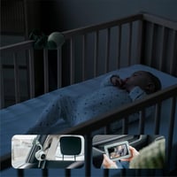 Babymoov YOO GO PLUS Bébiőr Kamerával - 5 Colos Képernyő, 10 Órás Akkumulátor, Éjjellátó Funkció, Alvástechnológia, Zöld 6