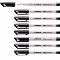 Marker pentru folie STABILO OHPen Universal, solubil în apă, vârf fin, negru, set de 9 bucăți 2