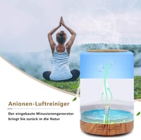 Aroma Diffúzor 300ml - Ultrahangos Párásító 7 LED Színnel, Automatikus Kikapcsolással 4