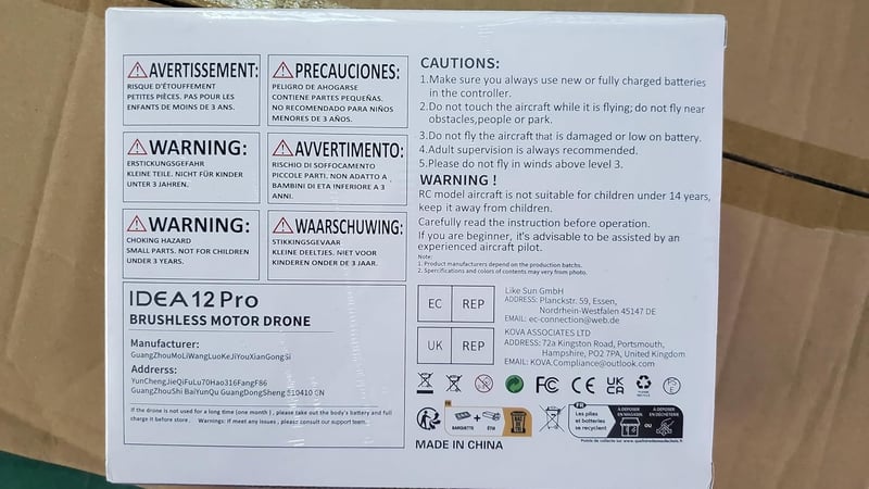 IDEA12 PRO 4K Drón Kezdőknek - Optikai Pozicionálás, Kefe Nélküli Motor, 30 Perc Repülés