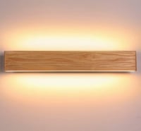 Martll Fa LED Fali Lámpa 52cm - Meleg Fehér Beltéri Világítás Nappaliba, Hálószobába, Folyosóra és Lépcsőhöz - Modern Téglalap Dizájn 1