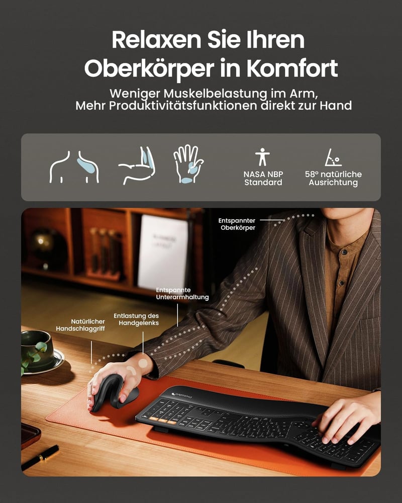 ProtoArc EM11 NL Ergonomikus Függőleges Egér - Mini Vezeték Nélküli Újratölthető 3 Eszközös Csatlakozással Számítógéphez, iPadhez, Machez

A - black