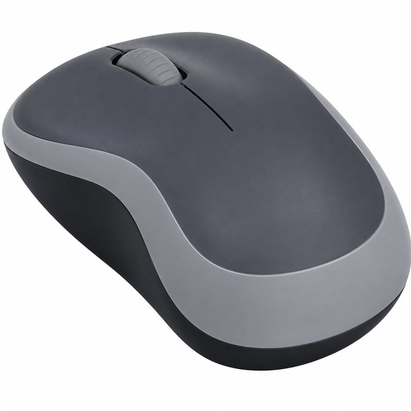 Logitech M185 bežični miš, sivi, 1000 DPI, USB — za dijelove / neispravno: nepotpun i ne uključuje se (stanje: vidi 2. sliku)