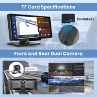 Hikity 9,3" IPS érintős autórádió vezeték nélküli CarPlay-jel, Android Auto, dupla kamera, 64GB TF kártya 5