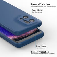 OPPO Find X5 Pro 5G kék szilikon védőtok - Foluu mikroszálas, ütésálló 6