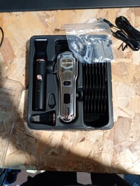 Set de tuns pentru câini oneisall 3 în 1, rezistent la apă, IPX7, pentru blană groasă, cu mașină de tuns lăbuțe și trimmer, fără fir, argintiu-negru 2