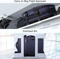 HOMIEE 40L Kék Üzleti Hátizsák - Bővíthető, Lopásbiztos, Vízálló, 15.6" Laptop 3