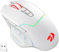 Redragon M690 PRO Vezeték nélküli Fehér Gamer Egér 8000 DPI 8 Makrógombbal 8