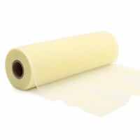 EUBSWA Tüll Tekercs Világossárga 30 cm x 92 m, Tüllszalag Esküvői — valószínűleg megvágott tülltekercs nélkül (állapot: lásd a 2. képet) 1