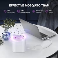 Elektromos USB rovarcsapda LED fénnyel - Szúnyog- és muslicairtó lámpa bel- és kültérre 4