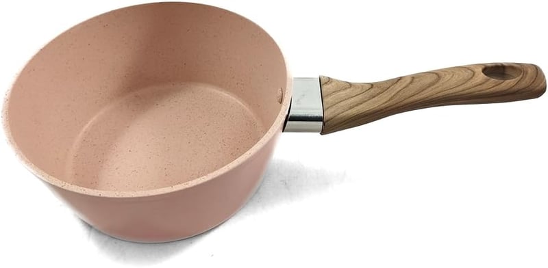 Rumplex Mini Hordozható Palacsinta és Omlett Serpenyő 14cm - Tapadásmentes Alumínium, Indukciós Főzőlappal Kompatibilis, Rózsaszín