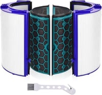 Leadaybetter 360° HEPA + Szén Légszűrő Dyson HP04 TP04 DP04 TP05 DP05 Pure Cool Légtisztítókhoz - Üvegszálas Csereszűrő 969048-03 1