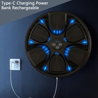 TAZZOR Bluetooth Profi Boxgép Kesztyűvel - Zenés Edzőgép Otthoni Edzéshez, Reflexfejlesztő Koordinációs Eszköz  Felnőtteknek, Fekete 6
