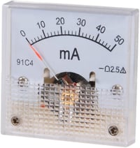Analóg Ampermérő 50mA, 85°C-ig - Precíz Árammérő Műszer 1