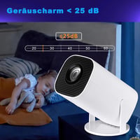 Little Tikes Mini Projektor 1080P Full HD - WiFi6 Bluetooth Autófókusz Vetítő 180° Forgatható Házimozi iPhone/Android Kompatibilis 8