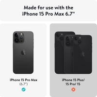 Mous MagSafe iPhone 15 Pro Max tok - Limitless 5.0 fekete bőr védőtok 6
