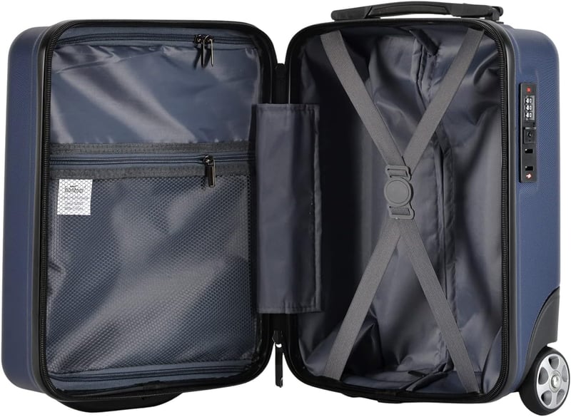 Bontour CabinOne Wizz Air kék gurulós kézipoggyász bőrönd 40x30x20 cm