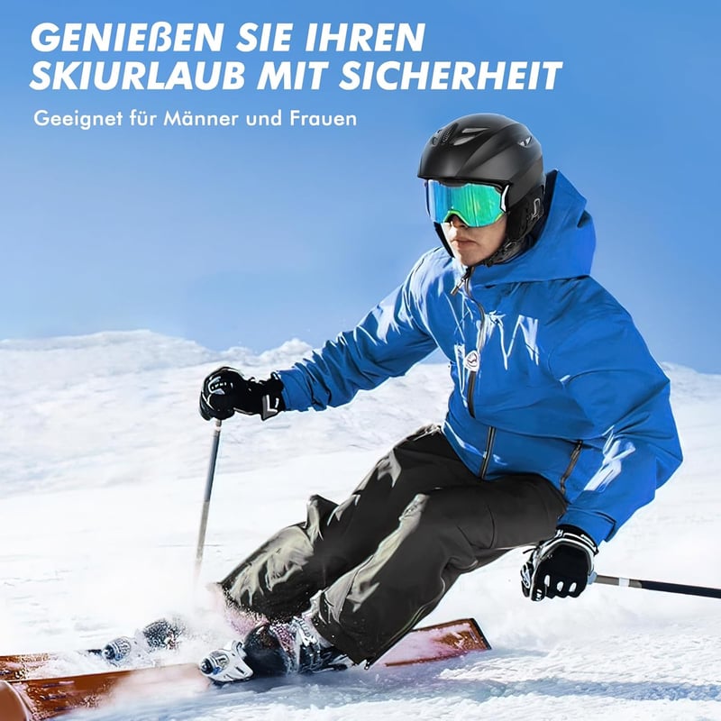 Sí- és snowboard sisak felnőtteknek, állítható L-es méret, ABS védelem, szellőzőrendszer