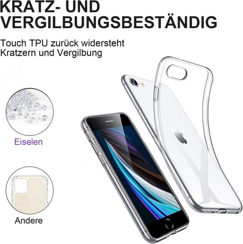 Apple iPhone 7/8/SE Átlátszó Vékony Szilikon Védőtok