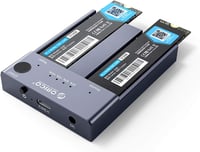 ORICO NVMe M.2 SSD Klónozó Dokkoló - 10 Gbps, Két Rekeszes, Offline Másolás 1