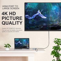 Macbook 5 az 1-ben USB-C Hub: 4K HDMI, Ethernet, 100W PD, iPad kompatibilis 4