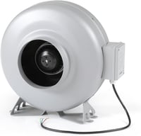 STERR IDC100 Ipari Radiál Csőventilátor 100 mm - 230V/51W Fémházas Elszívó Ventilátor 262 m³/h Légszállítással 1