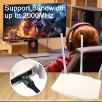 CAT 8 Ethernet kábel, 40Gbps, 5m - Gyors RJ45 LAN hálózati patch vezeték 4