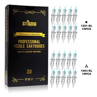 Stigma Pro vezeték nélküli tetoválógép szett - 1400 mAh akkumulátor, 20 db patron tűvel 7