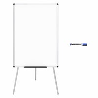 Magnetická tabuľa VIZ-PRO s podstavcom 90x60 cm, biela tabuľa na stojane, do kancelárie a — chýbajú 2 háčiky (stav: pozri 2. obrázok) 1