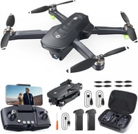 Holy Stone HS175D Összecsukható GPS Drón 4K Kamerával - 46 Perces Repülési Idő, Követés Funkcióval, Kefe Nélküli Motor, Kezdőknek és Profikn 1
