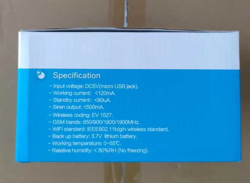 PGST WiFi+GSM Riasztórendszer Alexa és Tuya kompatibilis, mozgásérzékelővel