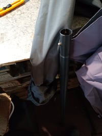 VOUNOT vrtni suncobran 270 cm, nagibni, UV zaštita, za terasu i balkon, s ručicom — boja se razlikuje, ljubičasta 恒一 (stanje: vidi 2. sliku) 3