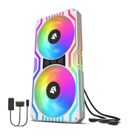 AsiaHorse 120mm-es ARGB PWM PC ventilátor, csendes működés (2db) 1