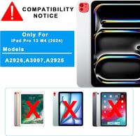 ROOFEI iPad Pro 13 M4 2024 Billentyűzetes Tok - Levehető Bluetooth Billentyűzet Touchpaddal, RGB Háttérvilágítással, Német QWERTZ Kiosztássa 2