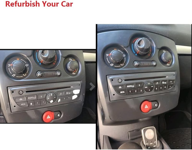 BAAQII Renault Clio/Megane 2009-2011 fekete javítómatrica szett