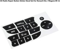 BAAQII Renault Clio/Megane 2009-2011 fekete javítómatrica szett 2