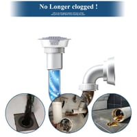 Set 2 Site de Scurgere din Silicon BaBahuanhuan - Filtru de Păr pentru Duș cu Ventuză, Filtru Flexibil din Silicon pentru Cadă, Chiuvetă și Bucătărie 7