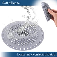Set 2 Site de Scurgere din Silicon BaBahuanhuan - Filtru de Păr pentru Duș cu Ventuză, Filtru Flexibil din Silicon pentru Cadă, Chiuvetă și Bucătărie 3