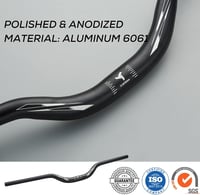 Corki MTB Kormány 31.8mm - Alumínium Könnyű Kerékpár Kormány 720/780mm - Fekete/Szivárvány Riser Bar Hegyikerékpárhoz, Országúti Biciklihez 5