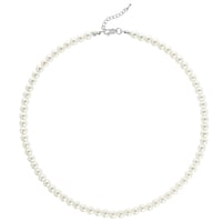 BABEYOND biserna choker ogrlica za mladenke - bijela, 8 mm 2