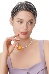 BABEYOND Dámska Elegantná Ozdoba do vlasov Čelenka so závojom Biela v štýle 20. rokov Svadobná Kokteilová párty Halloweensky Kostýmový Doplnok 1
