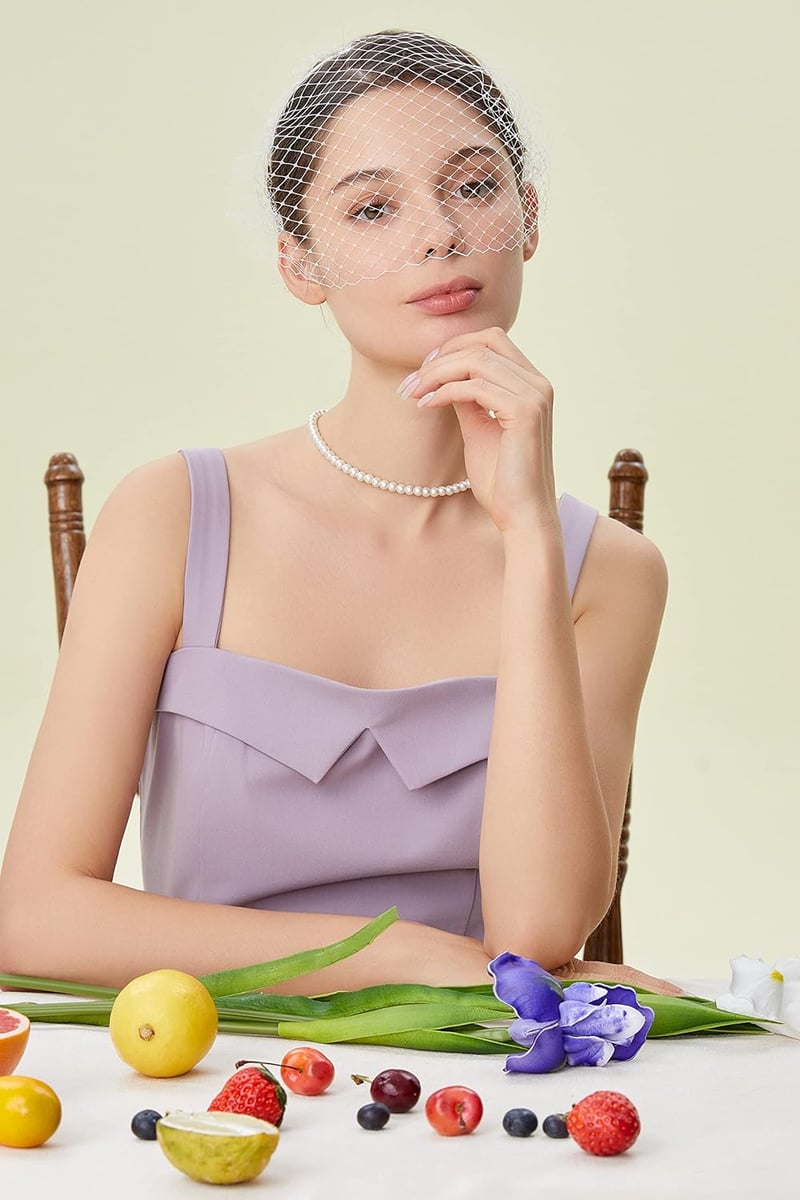 BABEYOND Női Elegáns Fascinator Fejpánt Fátyollal Fehér 1920s Stílus Esküvő Koktélparty Halloween Jelmez Kiegészítő