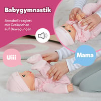 Bábika Baby Annabell 43 cm, mäkká bábika so 7 elektronickými funkciami a zvukmi, s doplnkami, od 3 rokov 3