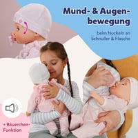 Bábika Baby Annabell 43 cm, mäkká bábika so 7 elektronickými funkciami a zvukmi, s doplnkami, od 3 rokov 4