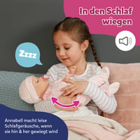 Bábika Baby Annabell 43 cm, mäkká bábika so 7 elektronickými funkciami a zvukmi, s doplnkami, od 3 rokov 5