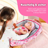 Hniezdo pre bábiky BABY Born pre bábiky s veľkosťou 36 cm a 43 cm – mäkký polstrovaný doplnok pre deti od 3 rokov 4